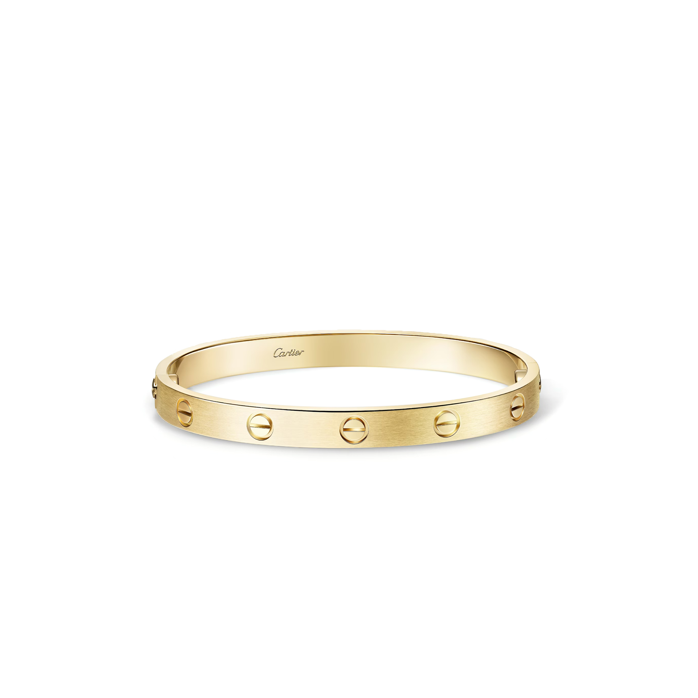 CARTIER LOVE BRACELET, CLASSIC MODEL, BRUSHED B6077017